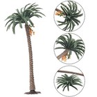 10 Pcs Model Trees Palm Scale Tree Coconut Palm  Rainforest Scenery Dioramas New