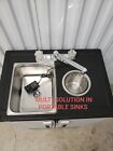 Portable Sink Mobile Handwash Self Contained And Ice Cream Dipper Well 6  110v