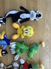 Vintage Looney Tunes Mini Plush Bean Bag Warner Bros 1999 Set Of 11  used 