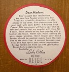 Vintage Lady Esther Beige Face Powder  Box Full sealed