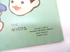 Vintage 1961 Play Hats Whitman Punch-out Book Unused