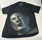 Queen   Adam Lambert Tour 2017-2018 Robot Head Concert Graphic Tee Black Size Xl