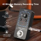 Lekato Guitar Looper Pedal Effect Pedal Tuner 9 Loops 40 Minutes Record Time Us