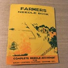 Vintage Farmers Needle Book With Various Sewing Needles