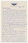  100th Bomb Group Wwii Letter Sgt Warders B 17 Gunner Our Gal Sal 5 4 43 