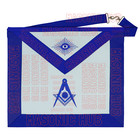 Set Of 12 Masonic Officer Aprons - Blue Lodge Regalia Collection For Freemason