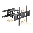 Full Motion Tv Wall Mount For Samsung Vizio Sharp Lg Tcl 47 50 55 60 65 70 75 80