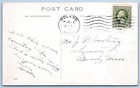 1909 Greetings From West Poland Maine Antique Postcard