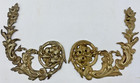 Large Antique Pair Of French Furniture Ornaments 19th Century Bronze