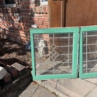 Sg5051 5 Available Sold Separate Antique Leaded Glass Window 21 5 X 24 5