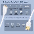 Usb Extension Cable White  2-pack 2 0 6ft 2m Usb Type A Male To A Female Extensi