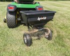 Tow Fertilizer Spreader Pull Behind Seeder Lawn Grass Seed Garden Yard Ice Melt