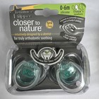 2 Tommee Tippee Closer To Nature 0-6 Months   2 Mam Newborn Silicone Pacifier 