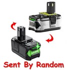 2pack For Ryobi P108 18v 6 0ah High Capacity Battery 18volt Lithium-ion Battery