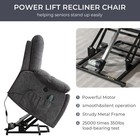 Ebello Large Power Lift Recliner Chair With Massage   Heat   usb Ports   cup Holders