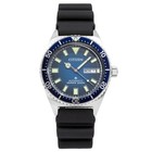 Citizen Promaster Rubber Strap Blue Dial Automatic Diver Ny0129-07l Mens Watch