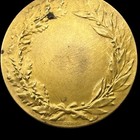 French Bronze Art Medal Mother Child Alendis Parvulis 5cm Signed Pons