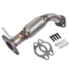 Exhaust Front Flex Pipe No O2 Ports Fits 2011-15 Hyundai Sonata Kia Optima 11-16