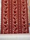 Vintage 70   s Birge Flocked Velvet Red Wallpaper Roll 20 5    Wide X 14 Yards Retro