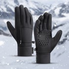 Men Winter Warm Gloves Windproof Thermal Non-slip Soft Liner Touch Screen Mitt