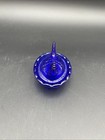 Cobalt Blue Glass Mini Hen On Nest Chicken Salt Dish Hon