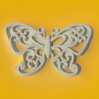 Vintage 1970   s Syroco Homco Butterfly Wall Decor Set Of 3 White Boho Hippie Mcm