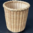 Vintage Nantucket Basket Lot Of 3 Mini With Wood Bottom 