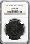 1797 Great Britain Penny  Ngc Au 50 Bn