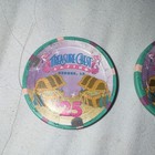 Lot Of  3  Vintage  25 Treasure Chest Casino Gaming Chips - Kenner  La