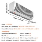 36  Commercial Indoor Air Curtain 2 Speed 1200 2038cfm Limite Switch