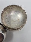 Antique Unusual Silver Colored Whale Oil Floating Finger Lamp Italy Cigarette 