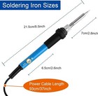 Soldering Iron Electric Gun Adjustable Temperature 60w 110v Welding Solder Wire