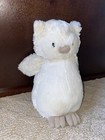 Jellycat London Nursery Soft Plush Stuffed Animal Owl Cream Ivory Euc