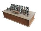 Antique Rare Wooden Typewriter Keyboard Typing Practice See