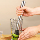 1 Pc Stainless Steel Ice Crusher Muddler Bar Tool Fruit Cocktail Pestle