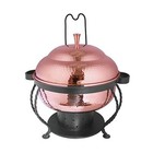 Hubert Copper Chafing Dish With Stand 3 Qt Round Chafing Dish - 11 1 2 Dia X 14 