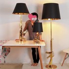 Desk Lamp night Light Led Table Lamp modern Gold Gun Lights Ak47 Decor    