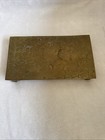 Antique Traditional Indian Ritual Stool Or Pedestal With Raised Feet Solid Brass