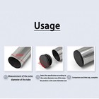 Round Plastic End Caps Tube Inserts Blanking Plugs Bungs For Steel Tubing Pipe