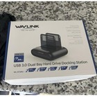 Wavlink 2 5  3 5  Sata Hdd Ssd Hard Drive Docking Station Dual Bay 5gbps 2x20tb