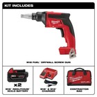 Milwaukee 2866-22 M18 Fuel 18v Drywall Scew Gun Kit W  Drywall Cut Out Tool