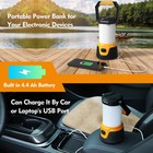 Portable Rechargeable Led Camping Lantern 1000 Lm Tent Flashlight Usb Power Bank