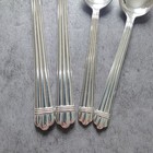 Christofle Aria 4pcs Silverplate Flatware Cake Fork Coffee Spoon Excellent