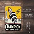 6pcs Vintage Style Metal Tin Sign Set - Perfect For Home  Bar  Garage