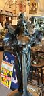 Large Art Nouveau Bronze Of A Woman With Flowers 27    Tall