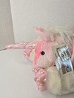 Vintage Rare Toys R Us 2000 Animal Alley Pink White Unicorn 15  Plush Darla New