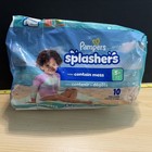 Pampers Splashers Large 10 Ct Disposable Swim Pants 31  Pounds Diaper Size 5-6