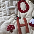 Pottery Barn Kids Ho Ho Ho Toddler Quilt 36 X 50    Holiday Open Box Sample New