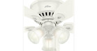 Hunter Fans 51112 Builder 52 Inch Low Profile Ceiling Fan With Led Light Kit And
