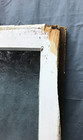 Antique Shabby Textured Privacy Glass Window Sash 27x30 Vtg Chic Old 1847-22b